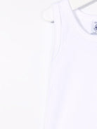 Set di due tutine per neonati Petit Bateau bianche con scollo rotondo A01T5 00 PETIT BATEAU 