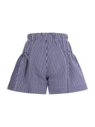 Shorts per bambina Monnalisa blu con motivo a righe 11G408 7315 9956 MONNALISA KIDS 