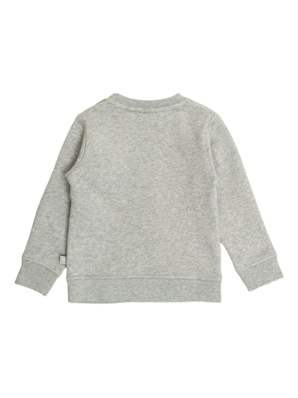 Felpa per neonato Stella McCartney Kids grigia con motivo Bear TX4630 Z0453 807 STELLA McCARTNEY KIDS 