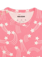 T-shirt per neonata Mini Rodini rosa con stampa stelle all-over 26220149NB PINK MINI RODINI KIDS 