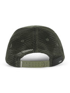 Cappello per bambino Amiri Kids verde con ossa ricamate sul davanti ACSAHE1001 329 AMIRI 