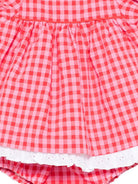 Abito per neonata La Stupenderia rosso con bordo in pizzo 2TBCT62 Y52 LA STUPENDERIA KIDS 