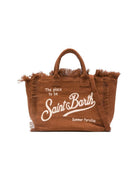 Borsa Colette MC2 Saint Barth marrone con logo sul davanti COL0018 00396L MC2 ST. BARTH KIDS 