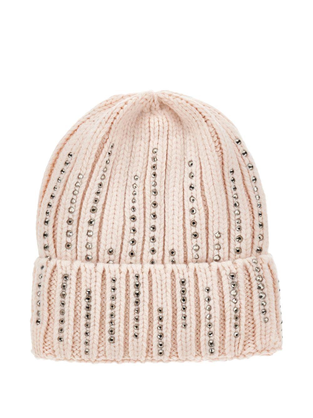 Cappello per bambina Monnalisa Kids rosa con decorazione con strass 17H004 8064 0091 MONNALISA KIDS 