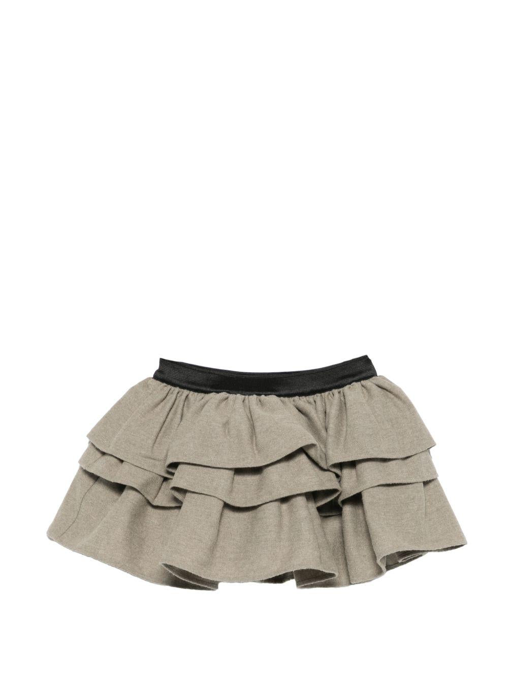 Gonna per bambina Douuod Kids grigia con dettaglio con volant DZ7B81 I0337 903 DOUUOD KIDS 