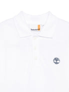 Polo per bambino Timberland Kids bianca con logo sul petto T60823 10P TIMBERLAND KIDS 