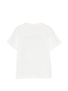 T-shirt per bambina Elisabetta Franchi La Mia Bambina bianca con paillettes EFTS2590JE006 0115 ElISABETTA FRANCHI KIDS 