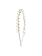 Cerchietto per bambina Ermanno Scervino Junior bianco con perline Z9G004 7753 9902 ERMANNO SCERVINO KIDS 