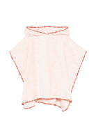 Accappatoio per bambina Bonpoint rosa con rifinitura a fiori S06GACK00001 021A BONPOINT KIDS 
