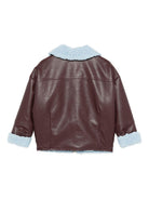 Giubbino per bambina Scotch & Soda Kids marrone con chiusura con cerniera 180723 201 SCOTCH&SODA 