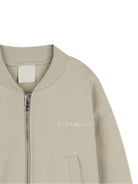 Bomber per bambino Givenchy Kids beige con zip H31143 192 GIVENCHY KIDS 