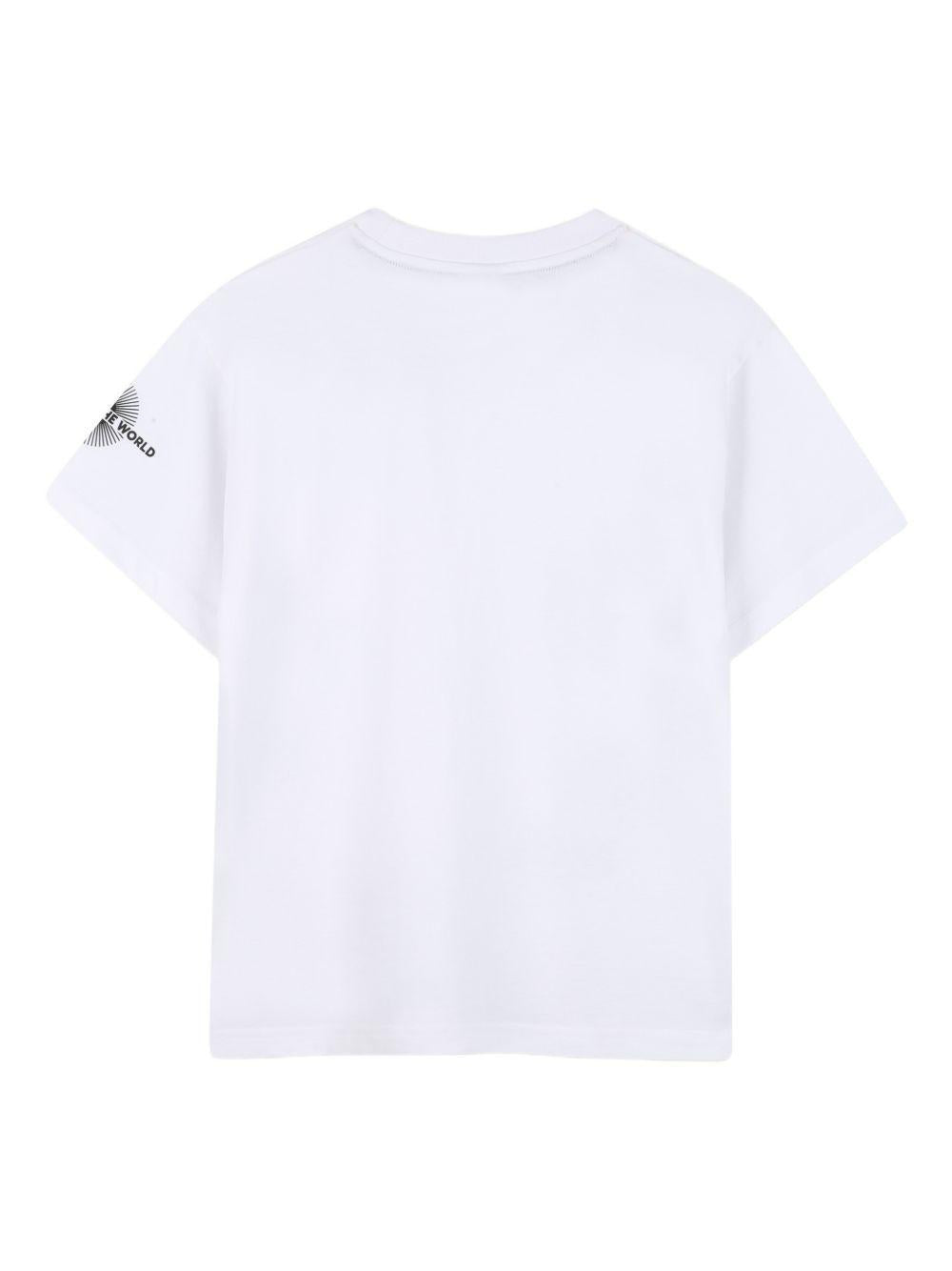 T-shirt per bambino Boss Kids bianca con stampa grafica J52984 10P BOSS KIDS 