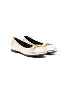 Ballerine con placca Medusa per bambina Versace Kids oro con punta tonda 10165511A10842 1X32V VERSACE KIDS 