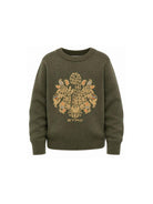 Maglione per bambino Etro Kids verde con design lavorato a maglia GZ9A20 Z4117 817 ETRO KIDS 