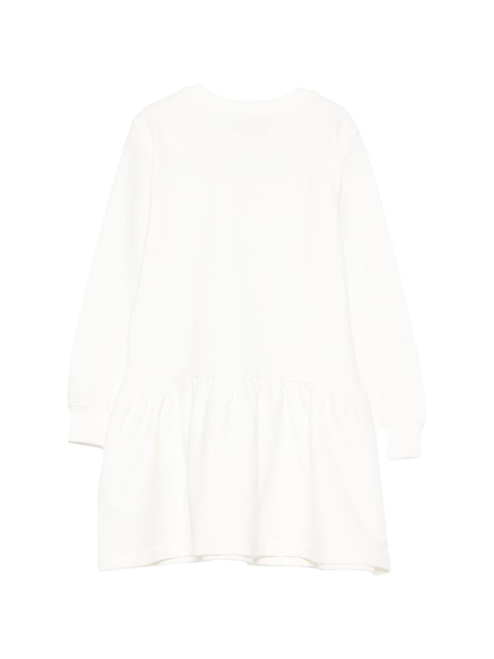 Abito per bambina Moschino Kids rosso con dettaglio Teddy Bear HAV0H7LDA63 10063 MOSCHINO KIDS 