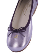 Ballerine per bambina Bonpoint lilla con fiocco C06GSOL00001 057A BONPOINT KIDS 