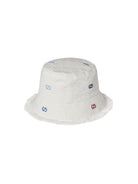 Cloche per bambini Gucci Kids bianca con logo GG all-over 8600053HBH7 9000 GUCCI KIDS 