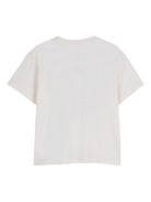 T-shirt per bambino Kenzo Kids bianca con stampa logo K61697 117 KENZO KIDS 
