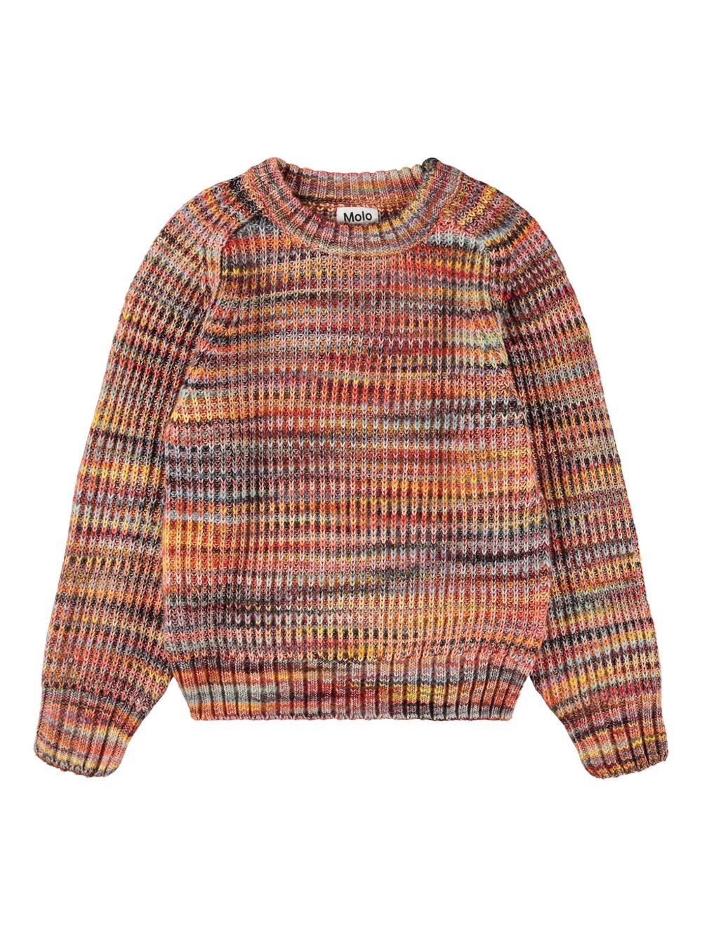 Maglione per bambini MOLO multicolore con effetto sfumato 6W25K202 5572 MOLO 