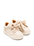 Sneakers per bambina Donsje Lexley beige con volant 2029000 CL044 DONSJE KIDS 