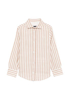 Camicia per bambino Fay Kids beige con righe verticali FY5P30 Z3691 101BR FAY KIDS 