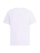 T-shirt per bambino Balmain Kids bianca con bottoni dorati BY8Q81 Z3672 100OR BALMAIN KIDS 