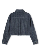 Giacca per bambina Givenchy Kids denim con motivo 4G H30774 Z01 GIVENCHY KIDS 