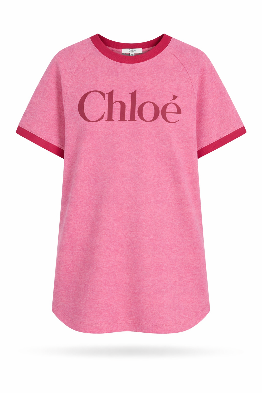 Abito per bambina Chloé Kids rosa a maniche corte C20819 F04 CHLOE' KIDS 