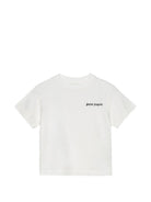 T-shirt per bambini Palm Angels Kids bianca con stampa logo F6PAJBTH017 412 PALM ANGELS KIDS 