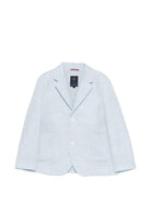 Blazer per bambino Fay Kids azzurro con revers classici FY2Q34 I0318 607 FAY KIDS 