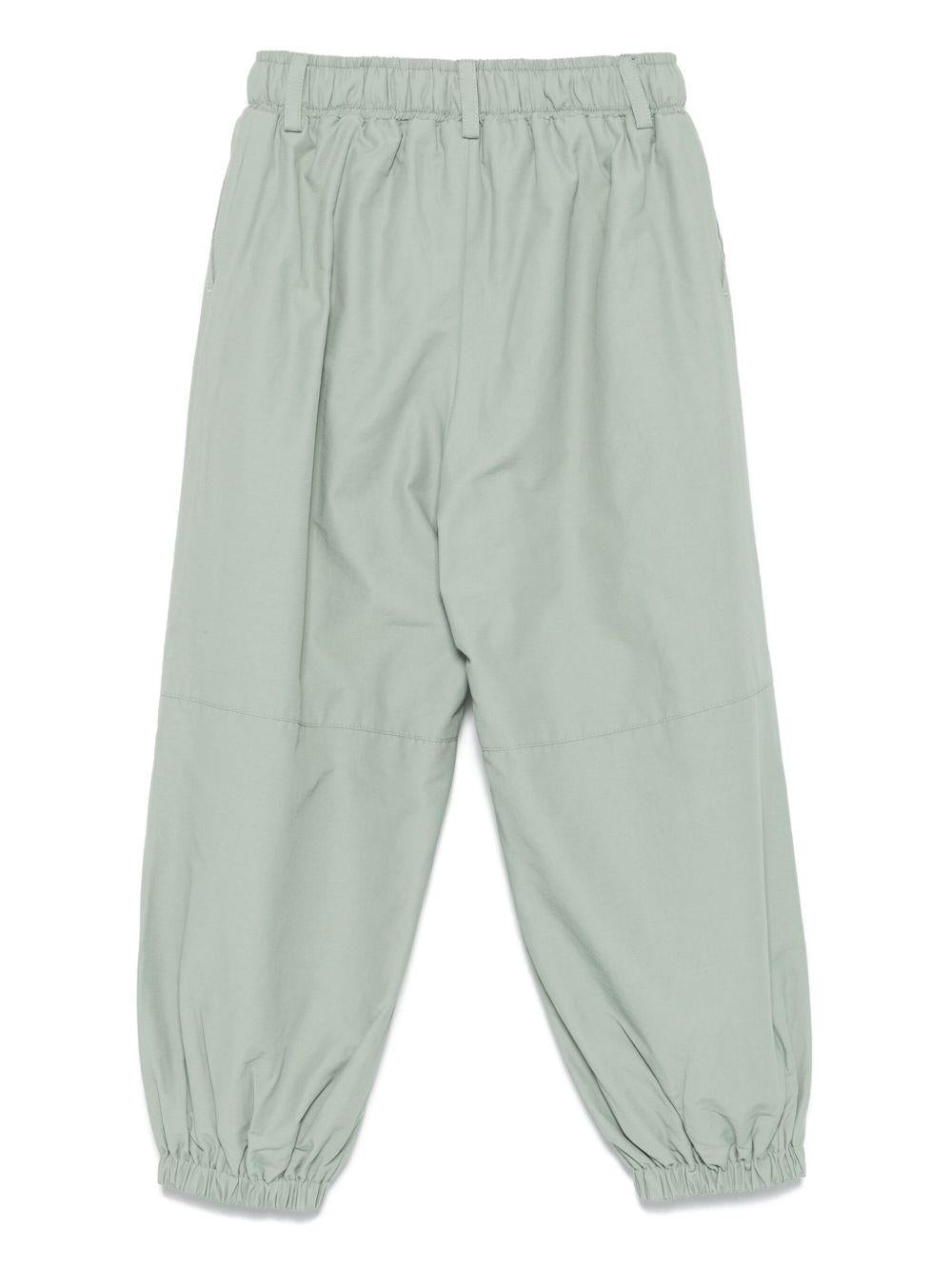 Pantaloni per bambina Stella McCartney Kids verde con stampa grafica TX6A60 Z2333 718 STELLA McCARTNEY KIDS 