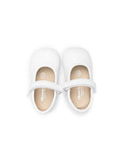 Ballerine per neonata Andrea Montelpare bianco con chiusura a strappo MT951 BIANCO MONTELPARE TRADITION KIDS 