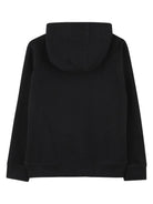Felpa per bambino Hugo Kids nera con cappuccio e logo G00446 09B Hugo 