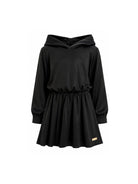 Abito per bambina Balmain Kids nero con design arricciato BZ1B40 K0005 930OR BALMAIN KIDS 