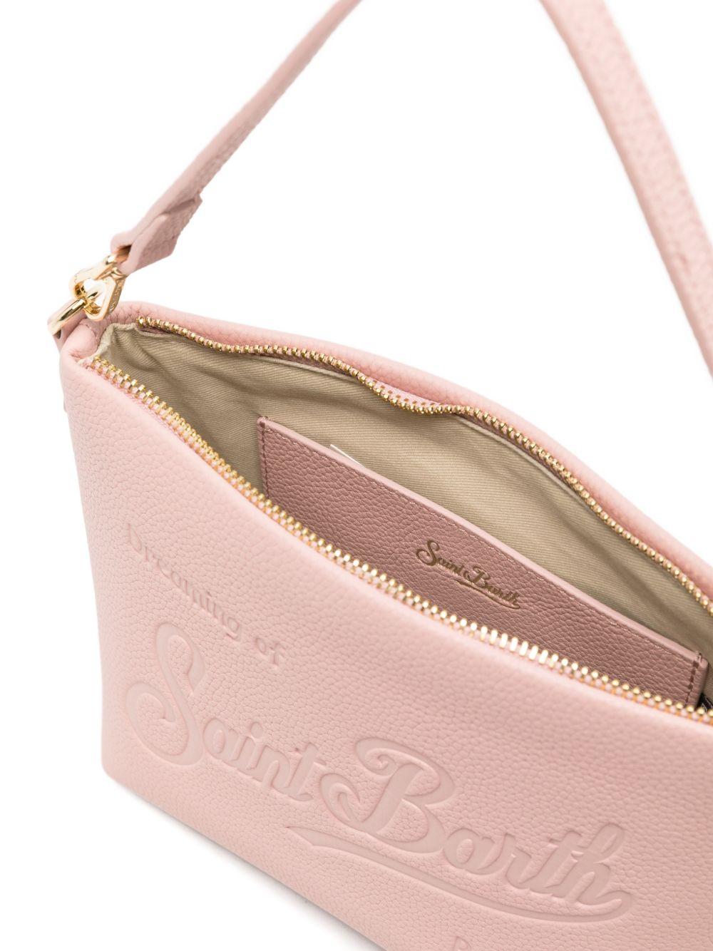 Clutch bag Aline MC2 Saint Barth rosa con dettaglio logo in rilievo ALI0034 01518L MC2 ST. BARTH KIDS 