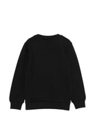 Felpa per bambino Balmain Kids nero con dettaglio con bottoni oro BZ4I10 Z3183 930OR BALMAIN KIDS 