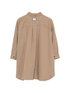 Abito per bambina Douuod Kids beige con colletto classico DZ1B10 G0073 343 DOUUOD KIDS 