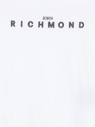 T-shirt per bambino John Richmond Junior bianca con dettaglio logo RBP26008TS WHITE JOHN RICHMOND KIDS 
