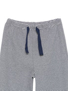 Pigiama per bambino Petit Bateau a righe bianche e nere A0CK1 02 PETIT BATEAU KIDS 