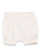 Pantaloncini per neonato Donsje Carson beige con ricamo all-over 3029806 00001 DONSJE 