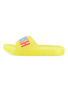 Ciabatte per bambina Billieblush gialle con logo in rilievo sul davanti U21993 599 BILLIEBLUSH KIDS 