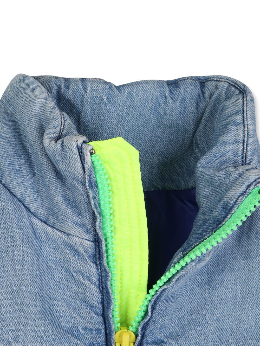Gilet imbottito per bambino Billieblush blu con zip U21710 Z18 BILLIEBLUSH KIDS 