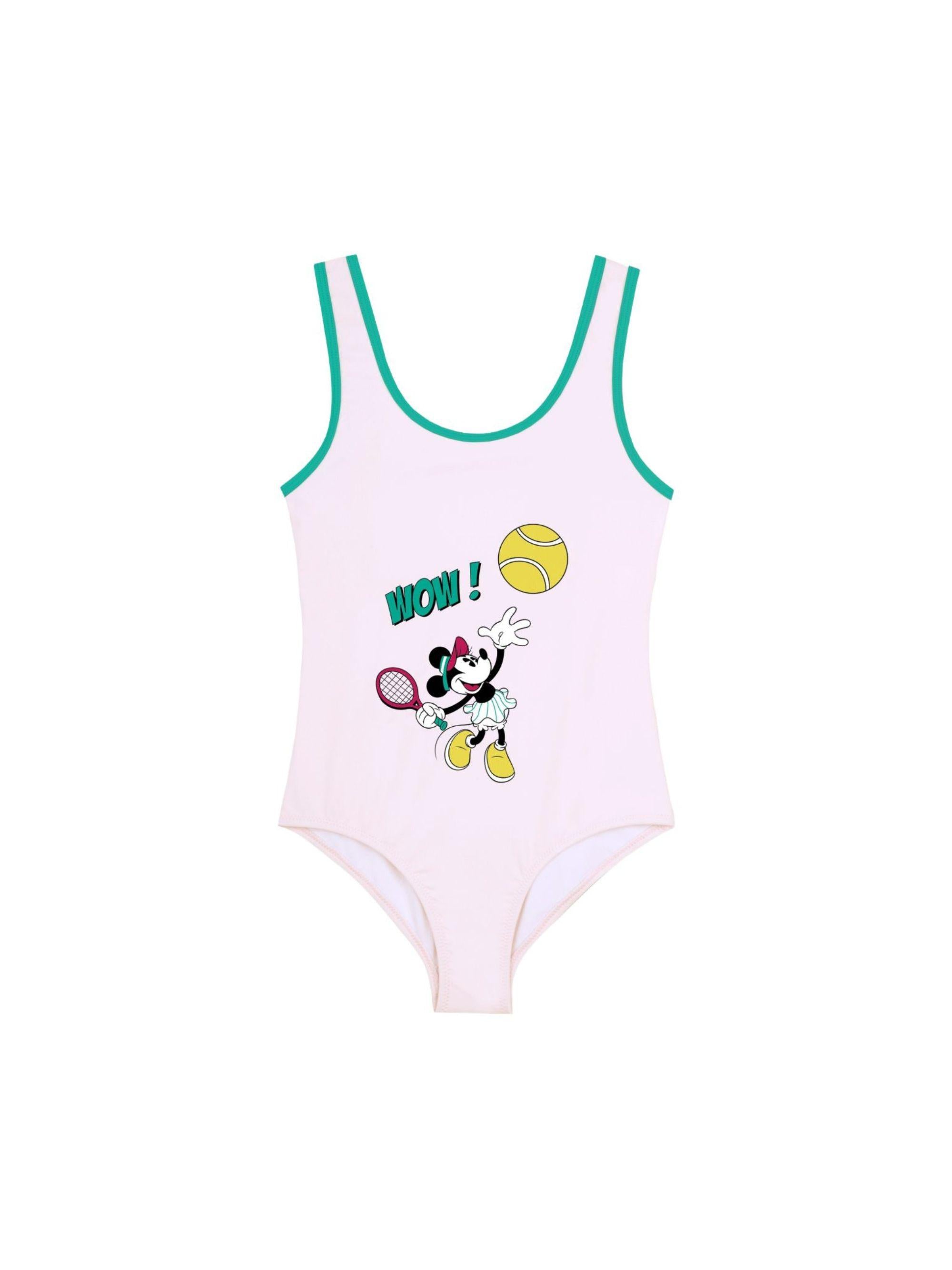 Costume da bagno per bambina The Marc Jacobs Kids x Disney rosa con stampa grafica W60756 475 THE MARC JACOBS KIDS 