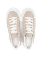 Sneakers per bambino Colorichiari beige con inserti in pelle scamosciata MJ958495 4868 2310 COLORICHIARI KIDS 
