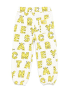 Pantaloni sportivi STELLA MCCARTNEY KIDS x SpongeBob bianchi con tasca posteriore sagomata TW6S10 Z2819 101MC STELLA McCARTNEY KIDS 