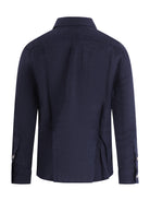 Camicia per bambino Polo Ralph Lauren Kids blu con ricamo Polo Pony sul davanti 322967600 004 Ralph Lauren kids 