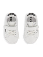 Scarpe per bambino Boss Kids bianche con strappo J52824 10P BOSS KIDS 