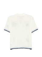 T-shirt da donna MC2 Saint Barth bianca con ricami sul davanti PIX0001 00256L MC2 ST. BARTH 