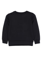 Felpa per bambino Emporio Armani Kids blu con logo aquila sul davanti EB000302 AF14681 MB053 EMPORIO ARMANI KIDS 