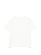T-shirt per bambina Pinko Kids bianca con dettaglio borchie KFTS051CJE017 0998 PINKO KIDS 
